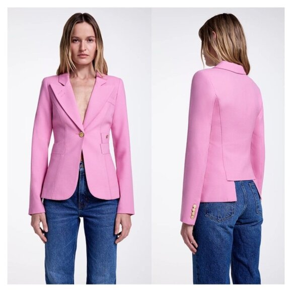 SMYTHE • Classic Duchess Blazer in Rethink Pink - Picture 1 of 15